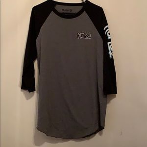 Like new-Hurley baseball shirt